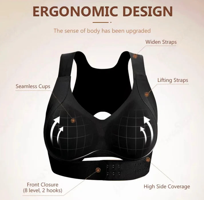 Posture Adjustment Seamless Power Lift Bra
