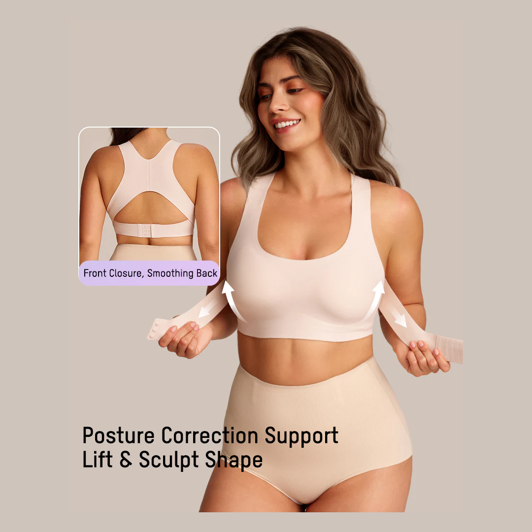 Posture Adjustment Seamless Power Lift Bra